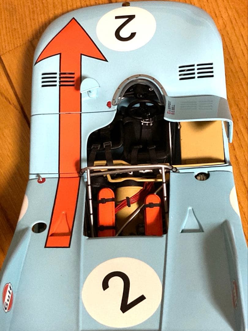Gulf-Porsche 908/03 1971年Gulfカラー#2ミニカー