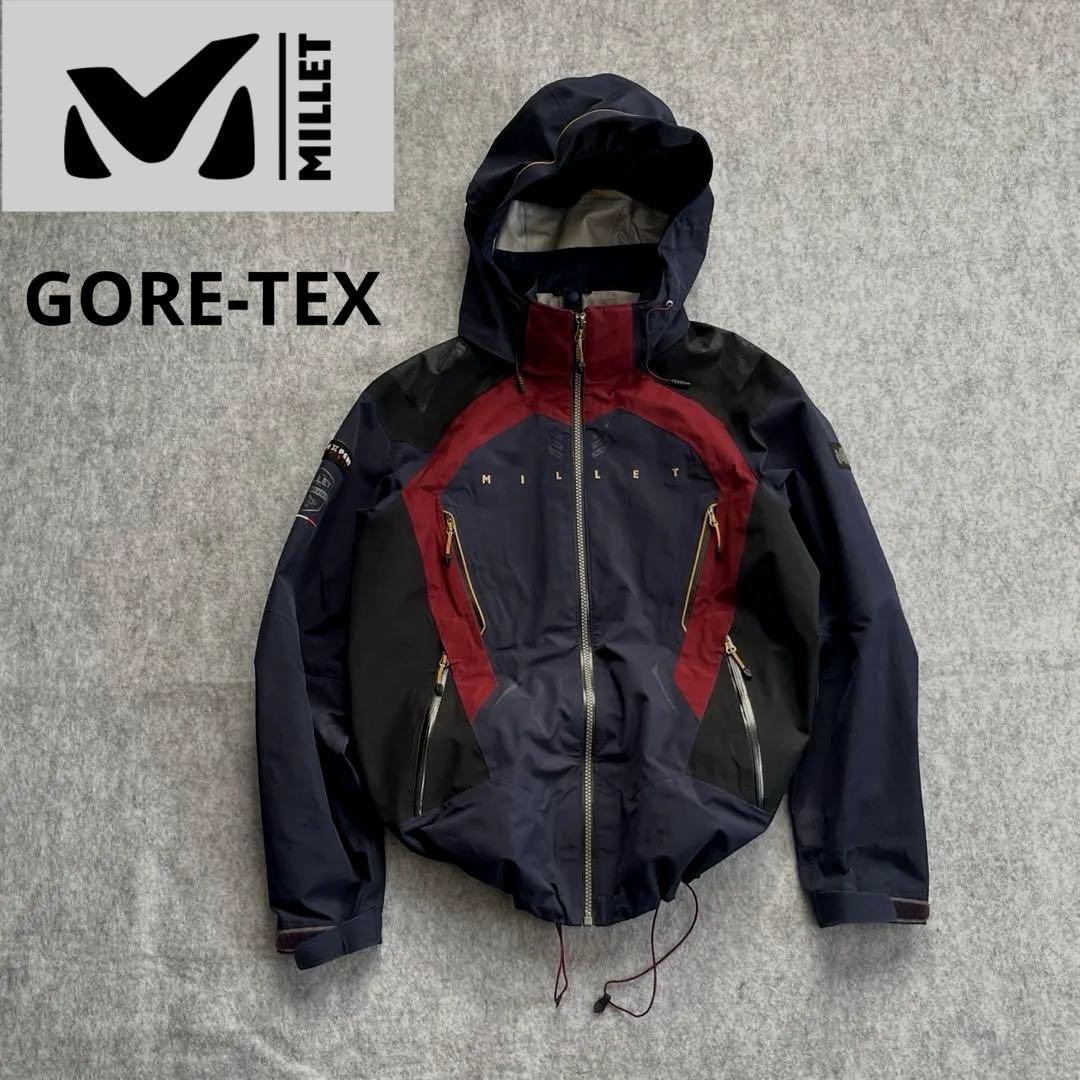 ミレー GORE-TEX マウンテンパーカー テック y2k 切替 ドローコード ミレー テック系 マウンテンパーカー ドローコード y2k - メルカリ