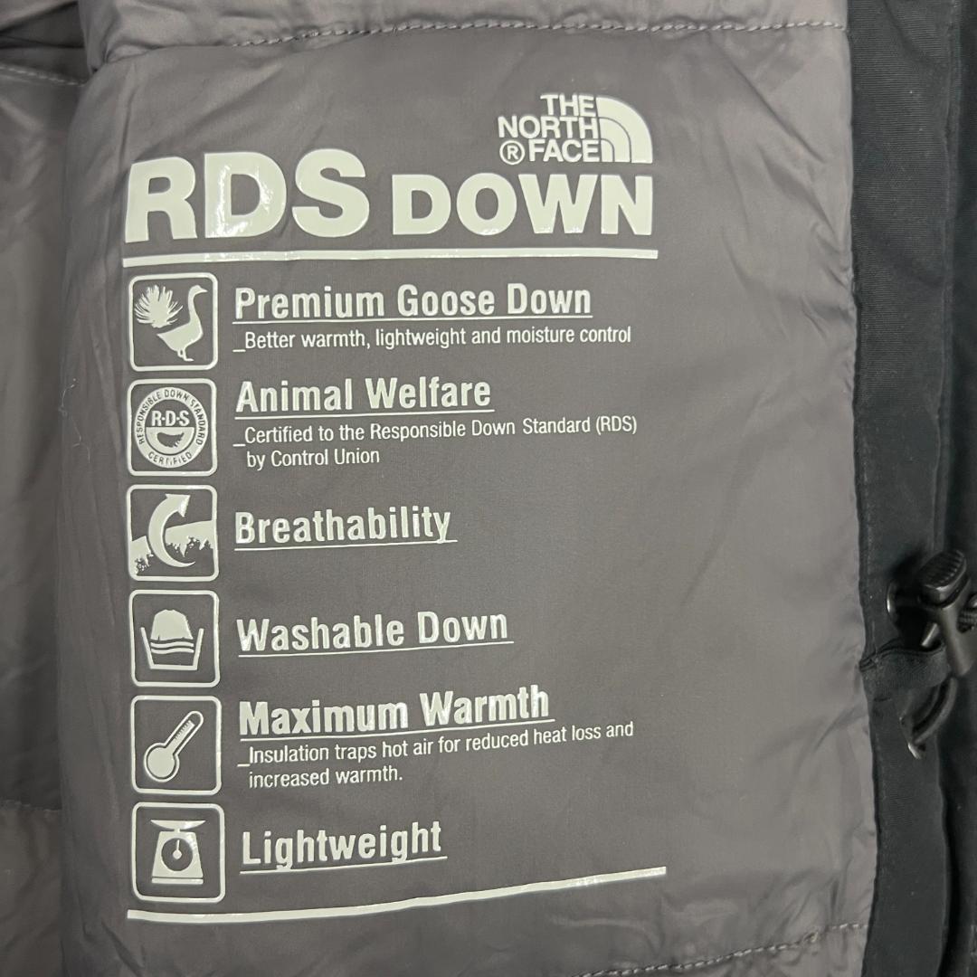 《美品》ザノースフェイス ホワイトレーベル ダウンコート 黒 レディース L