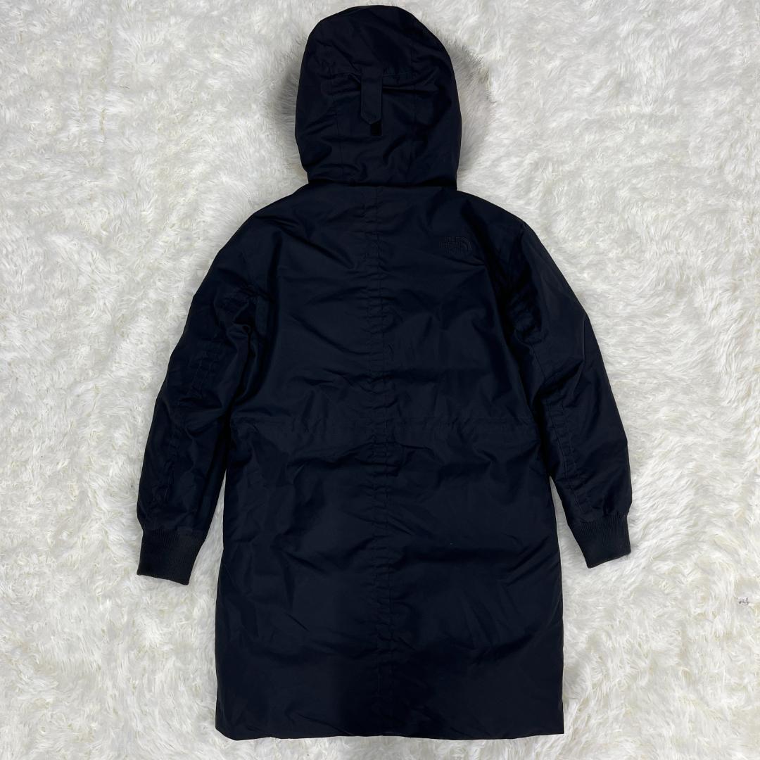 《美品》ザノースフェイス ホワイトレーベル ダウンコート 黒 レディース L