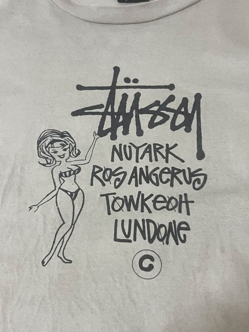 VINTAGE OLD STUSSY 80s T-SHIRT