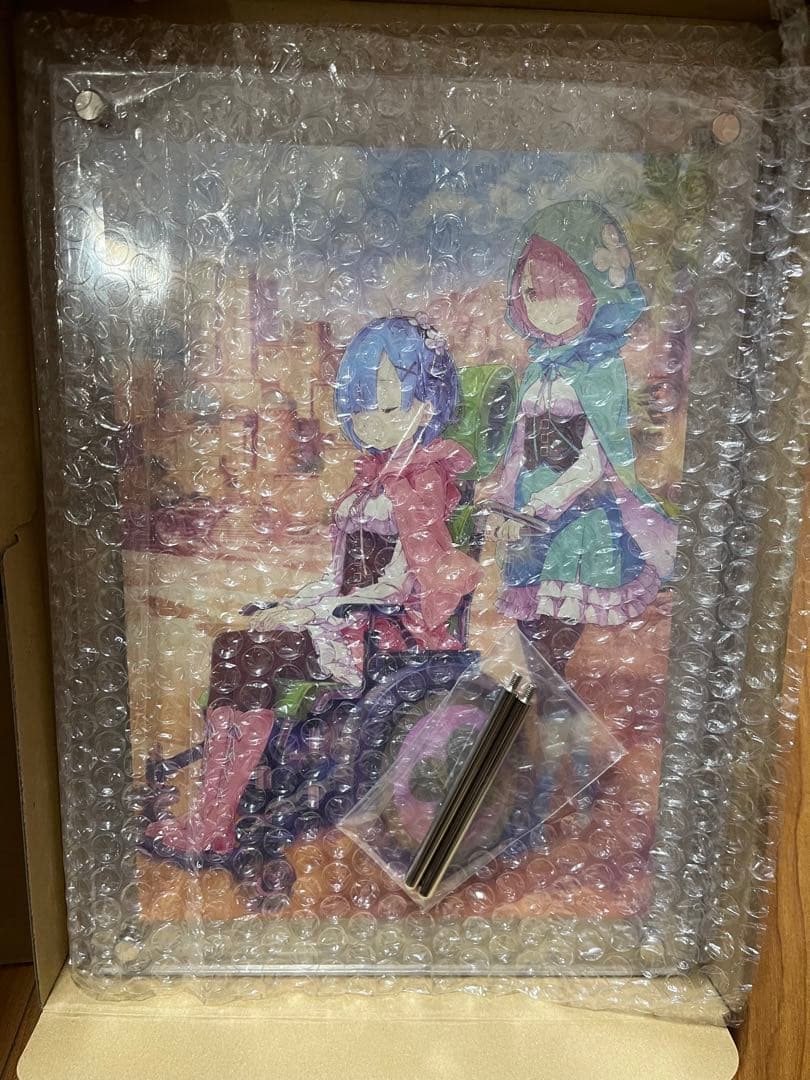 MF文庫J20周年記念 リゼロ アクリル額装入り複製原画