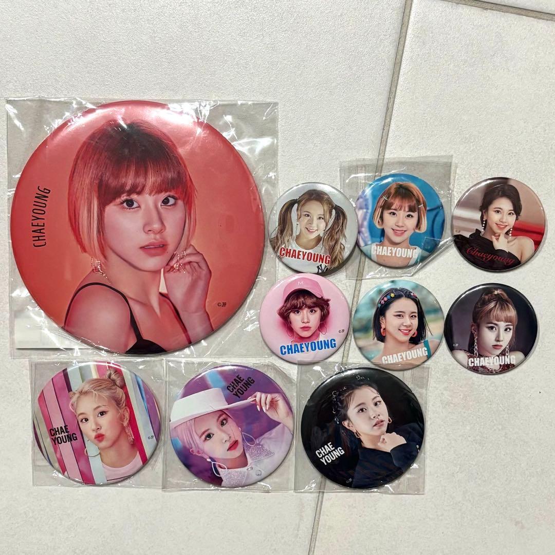 twice チェヨン 缶バッジ 10点セット - メルカリ