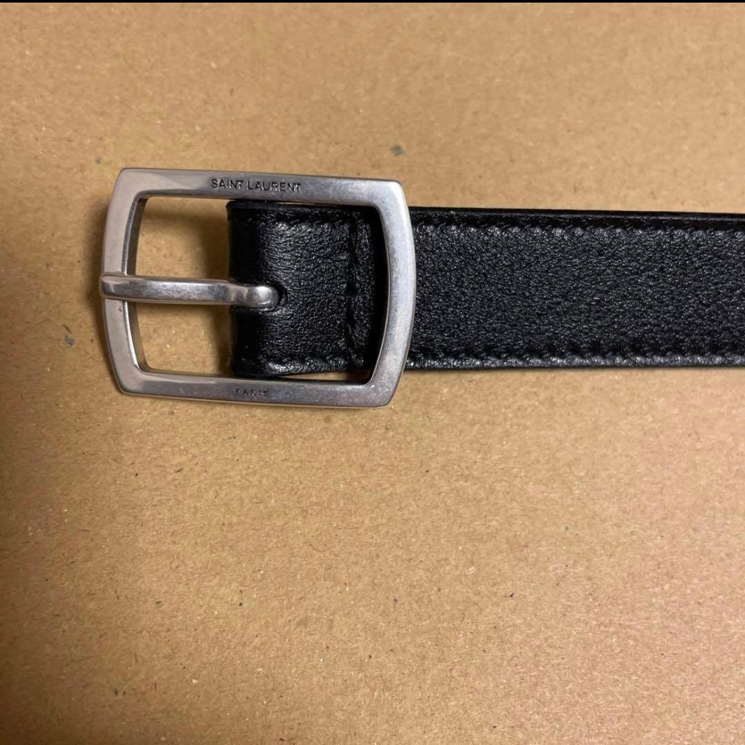 SAINT LAURENT leather belt size 75 - メルカリ