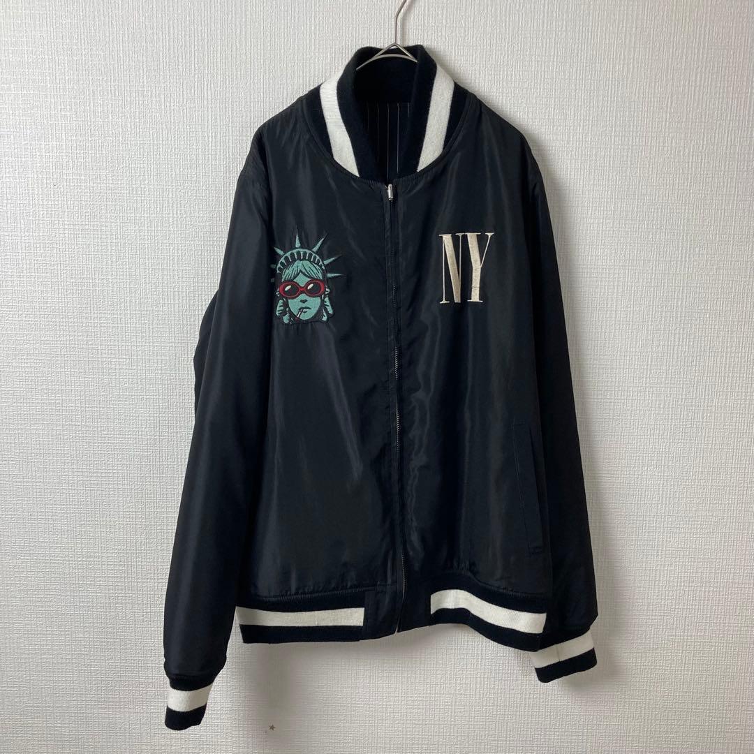 643 glamb NY stadium JKT リバーシブル Nirvana