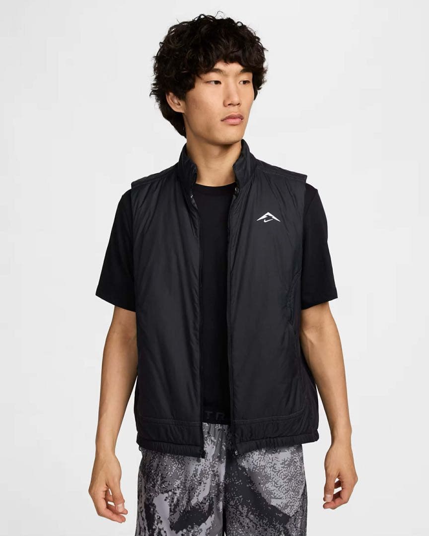 L ナイキ ランディビジョン エアロレイヤー ベスト FZ0002-010 - メルカリ