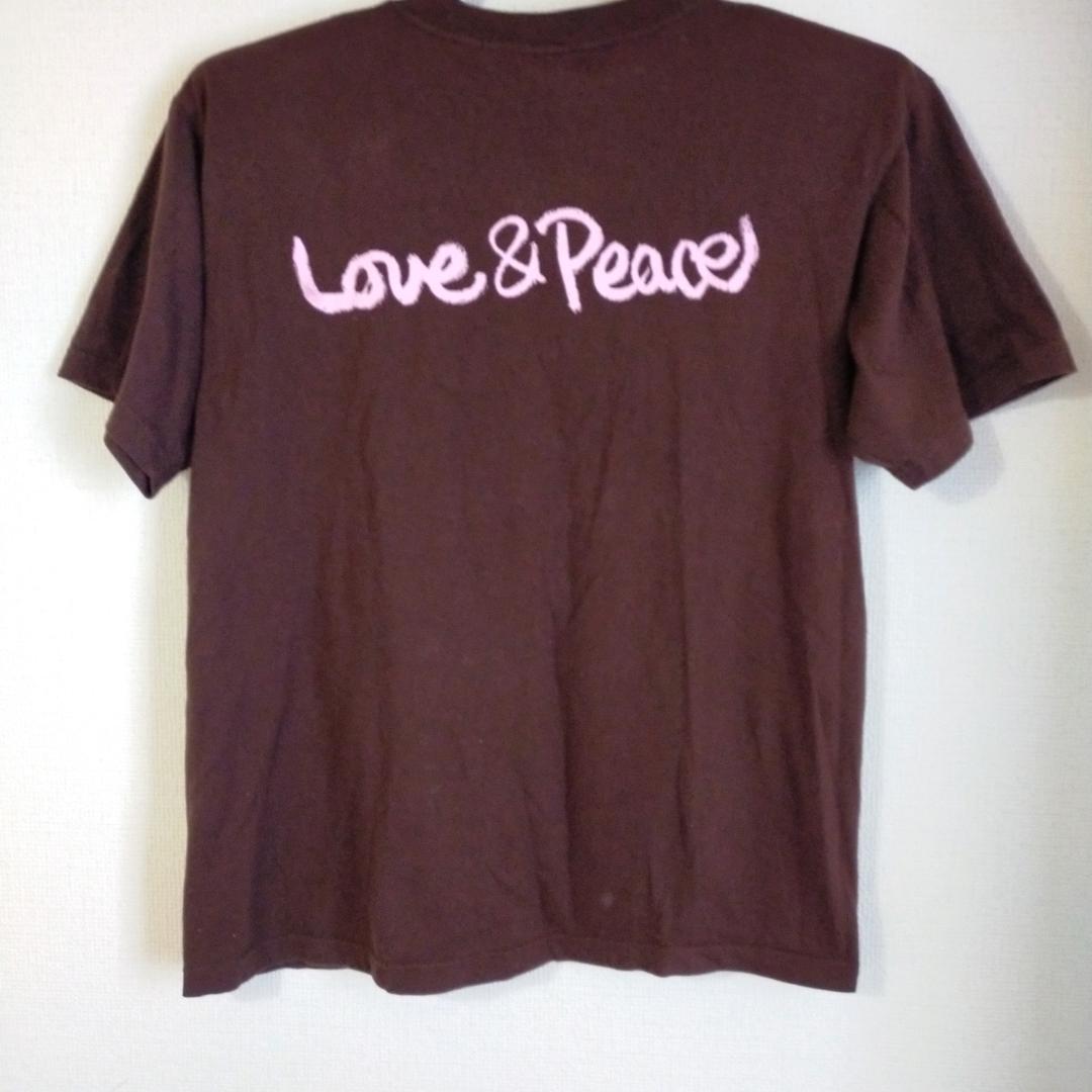 激レア　美品　忌野清志郎 Tシャツ 猫　フジロック　2003　茶　XL