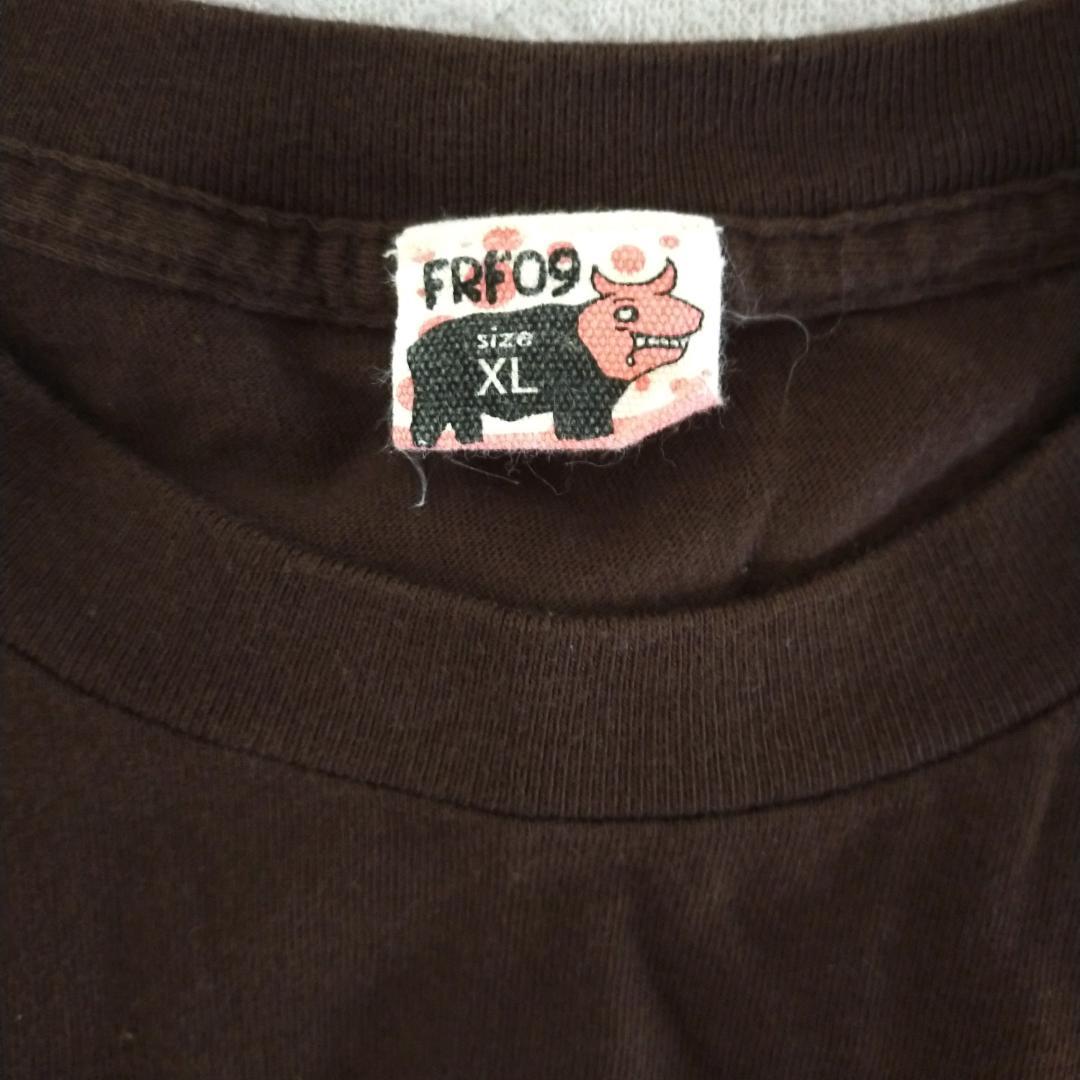 激レア　美品　忌野清志郎 Tシャツ 猫　フジロック　2003　茶　XL