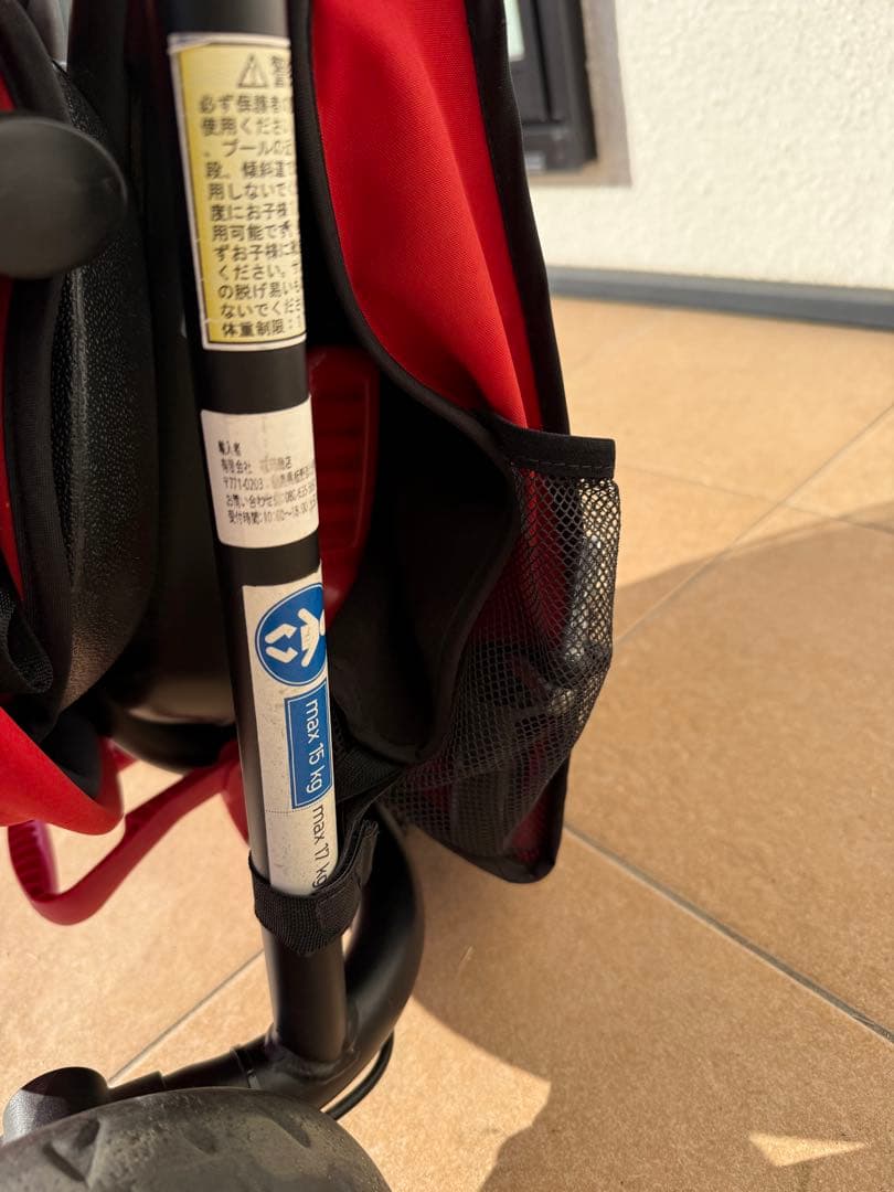 smartrike 三輪ベビーカー　黒赤＊三輪車