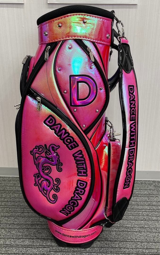 ダンスウィズドラゴン キャディバッグ ピンク オーロラ セット - メルカリ