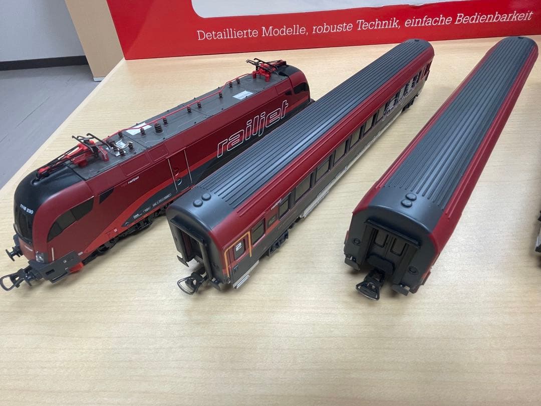 PIKO製 railjet スターターセット + 増結２両 HOゲージ