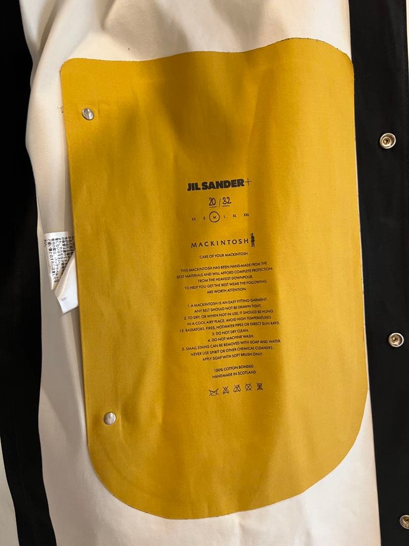 定価45万円 jil sander+ x mackintosh ゴム引きコート - メルカリ