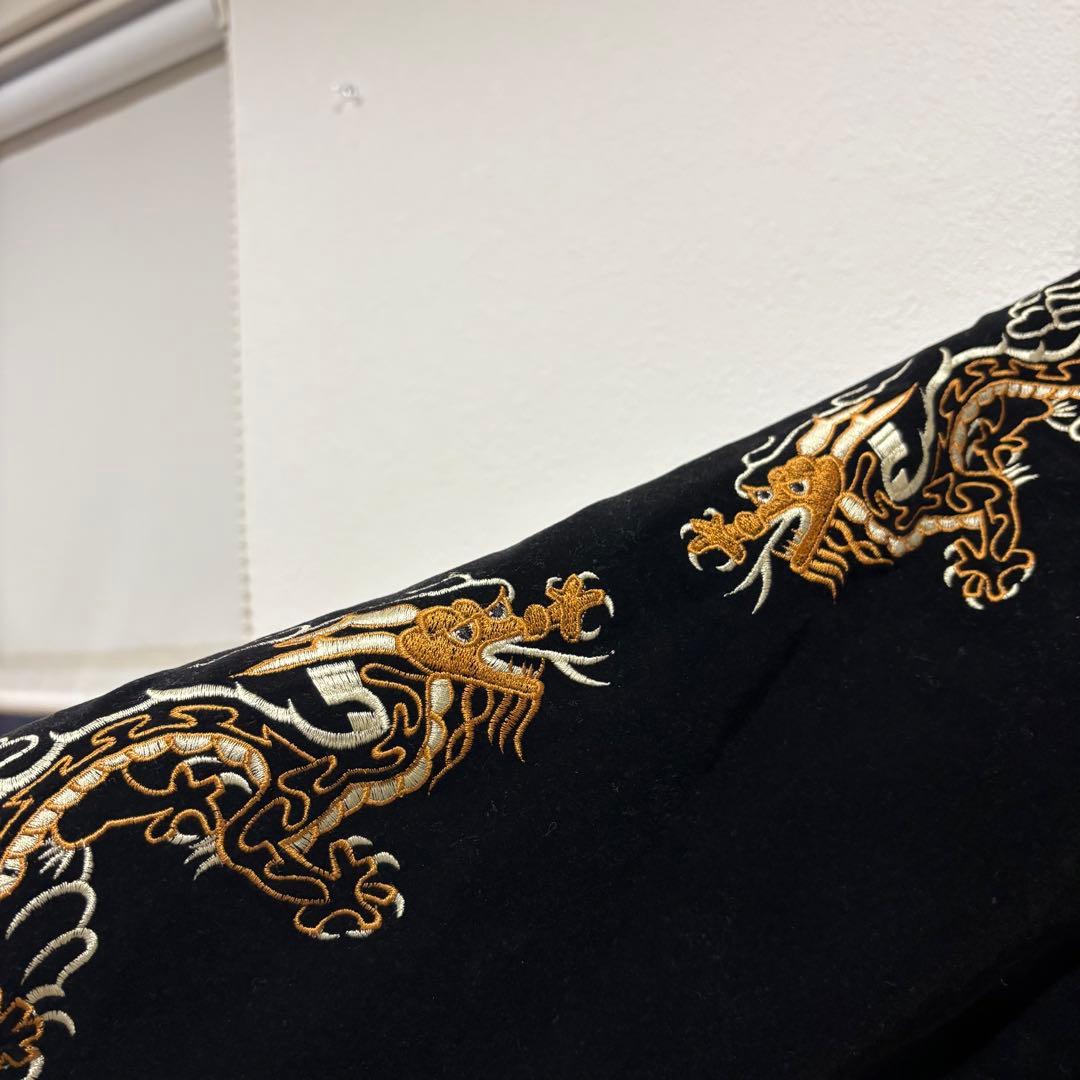 最終値下げ』90S 別珍 SHOOT ONE ドクロ刺繍 スカジャン 売り切り