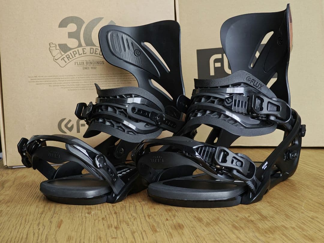 FLUX GT-LTD Lサイズ　ブラック/木目　新品未使用　ビンディング 22-23 FLUX(フラックス)・GT LTD ジーティーリミテッド [TEAM