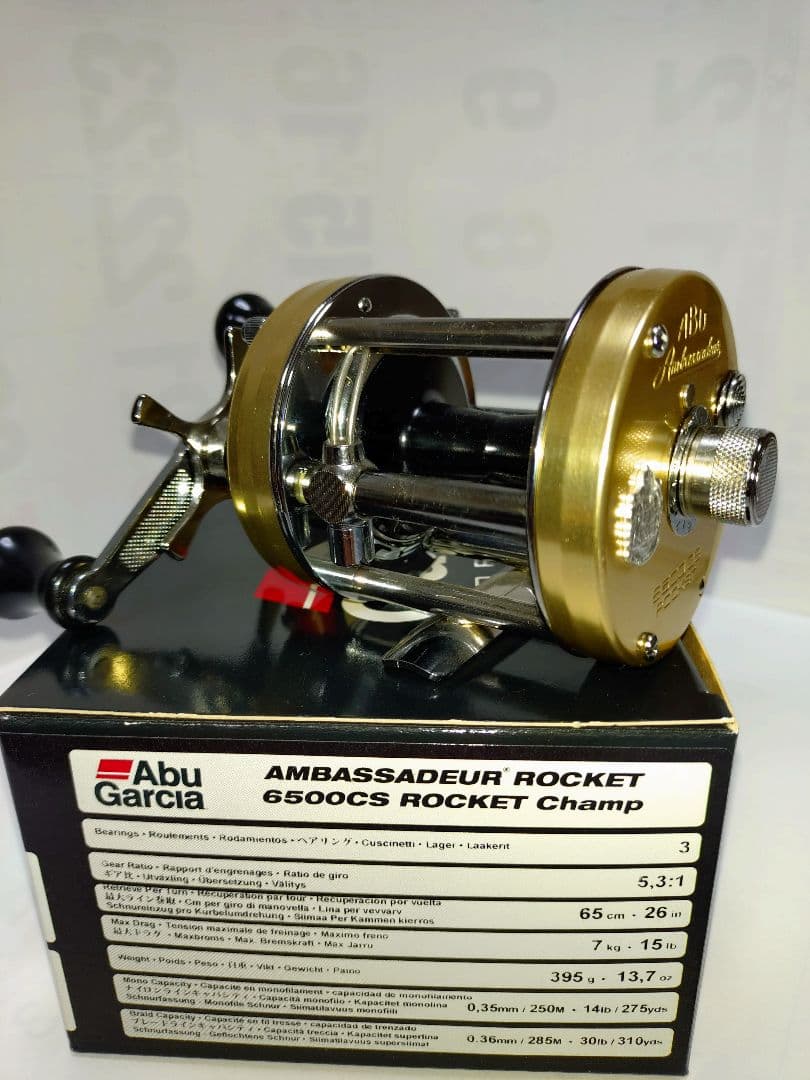 Abu Garcia 6500CS ROCKET Champ 両軸リール - メルカリ