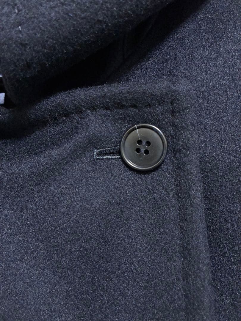 極美品イネドINED 9号ネイビーカシミヤ100%ラップコート冠婚葬祭