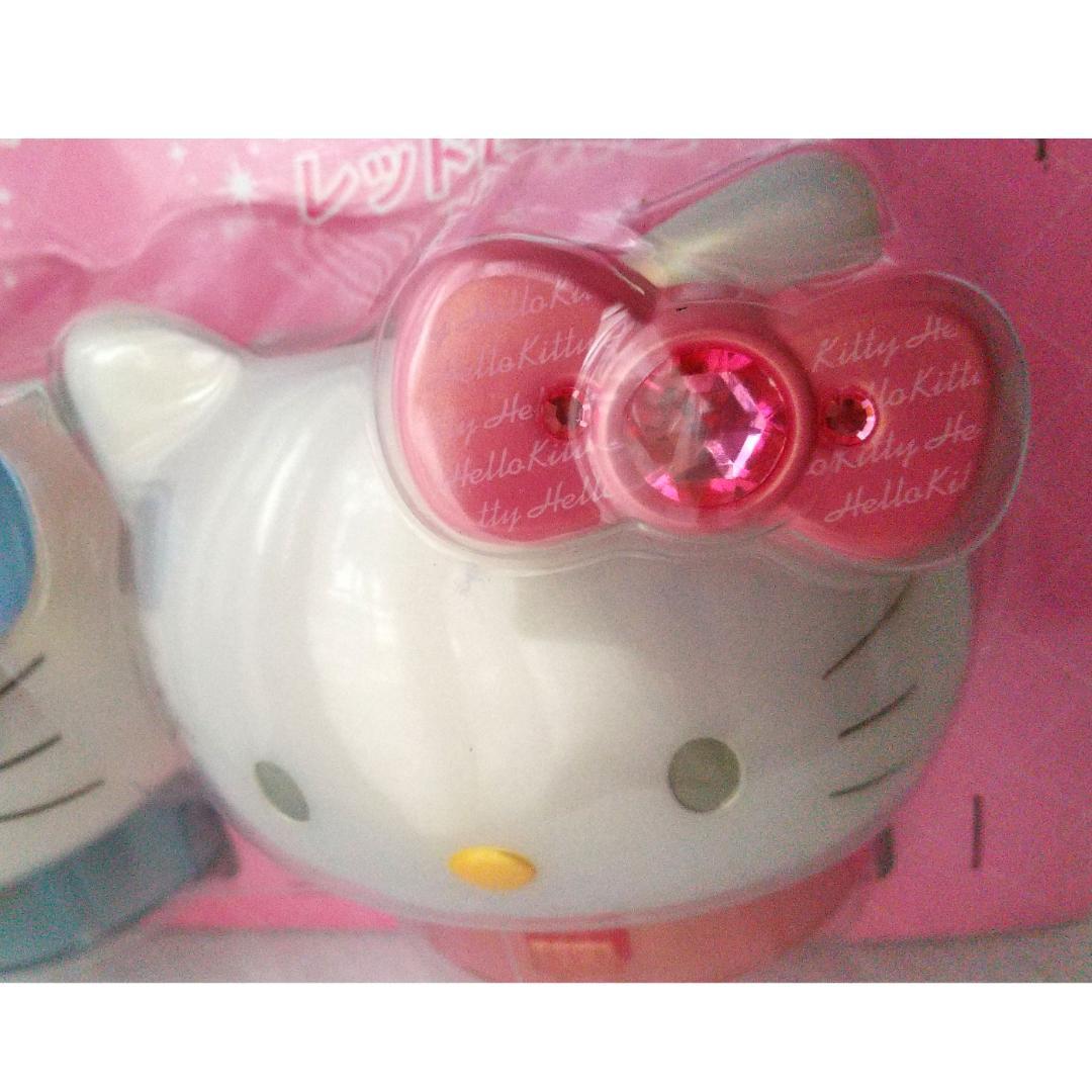 キティ　ペア　ドリンクホルダー　カーグッツ　カー用品　車　vivitix 　光る