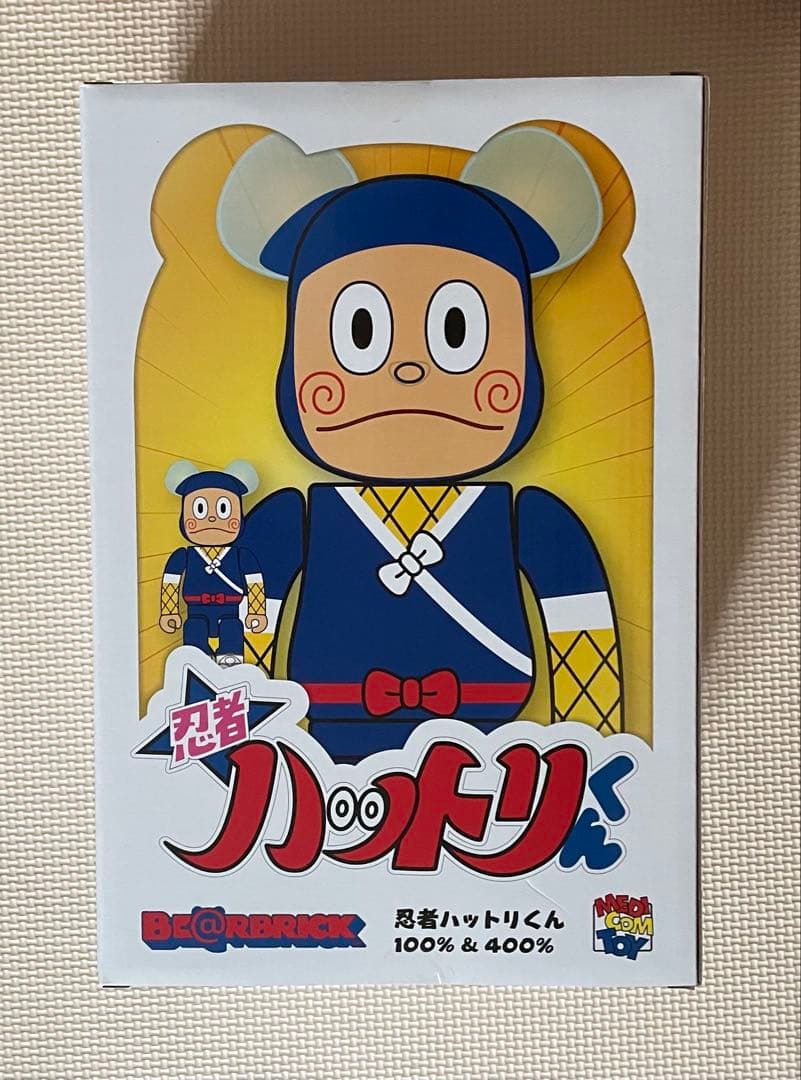 BE@RBRICK 忍者ハットリくん 100％ & 400％ - メルカリ