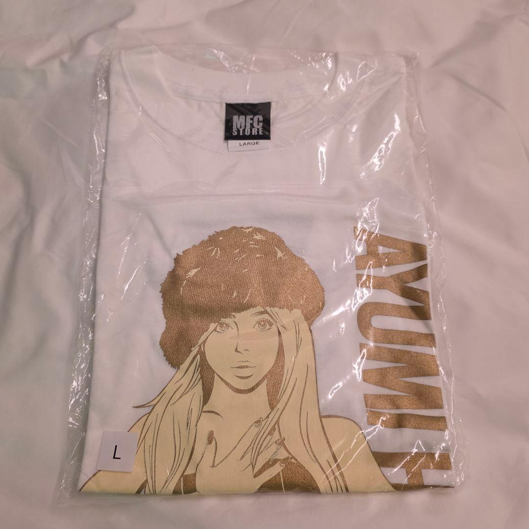 浜崎あゆみ グッズ 北京限定 MFC STORE Tシャツ ホワイト L