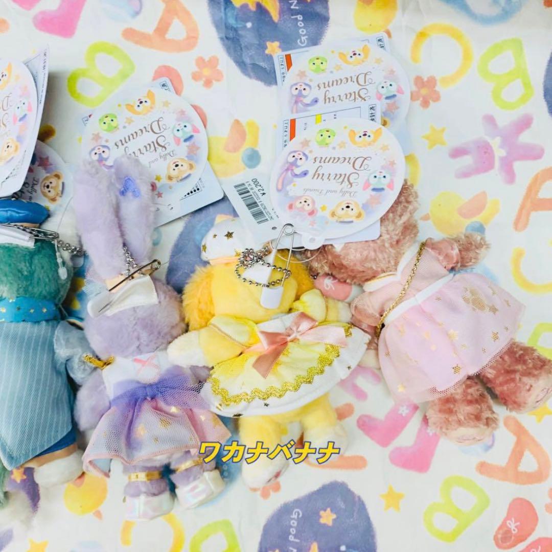 ダッフィー スターリードリームス ぬいぐるみバッジ　6点　新品 タグ付き