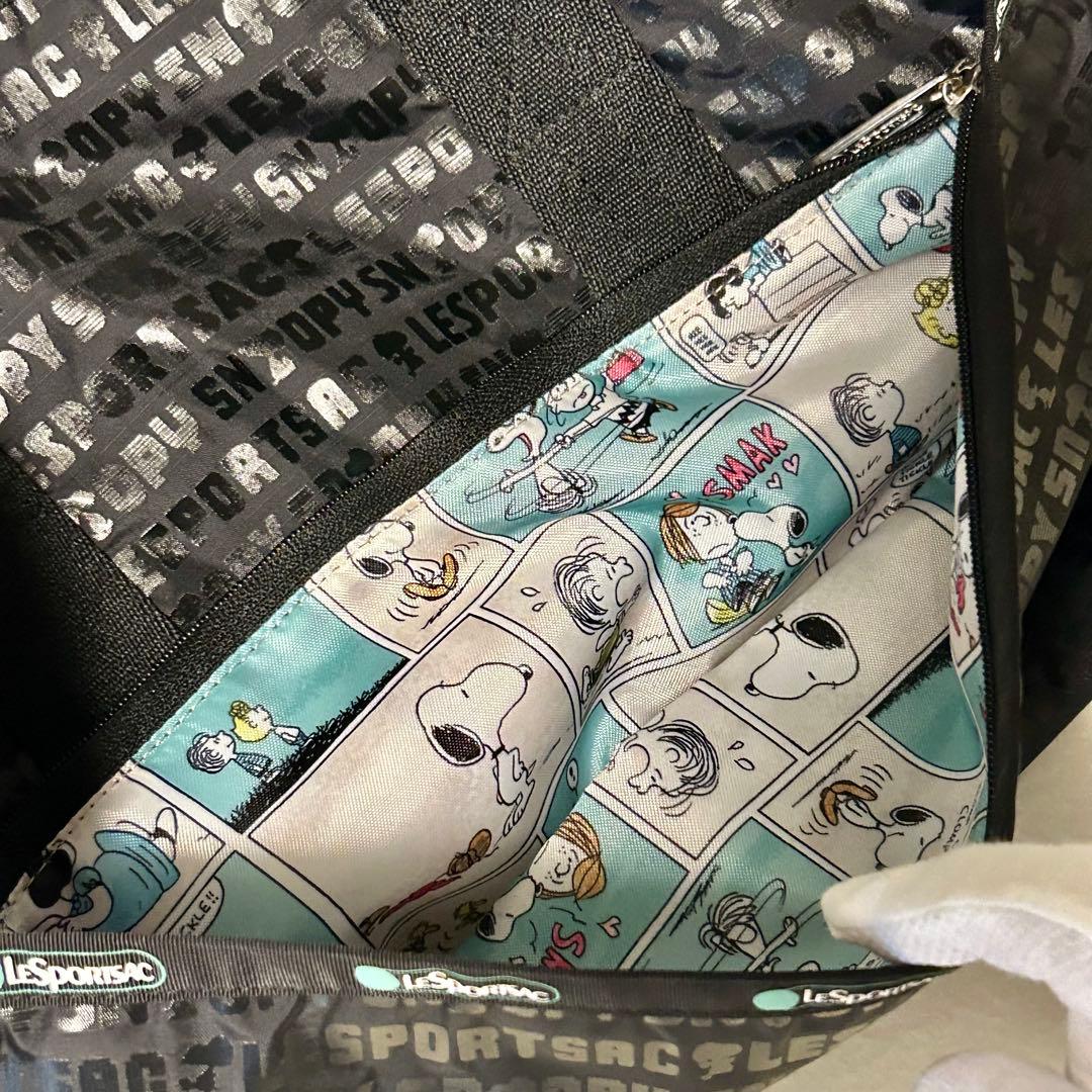 レスポートサック ハーパーバッグ スヌーピー タイポグラフィ キャリー