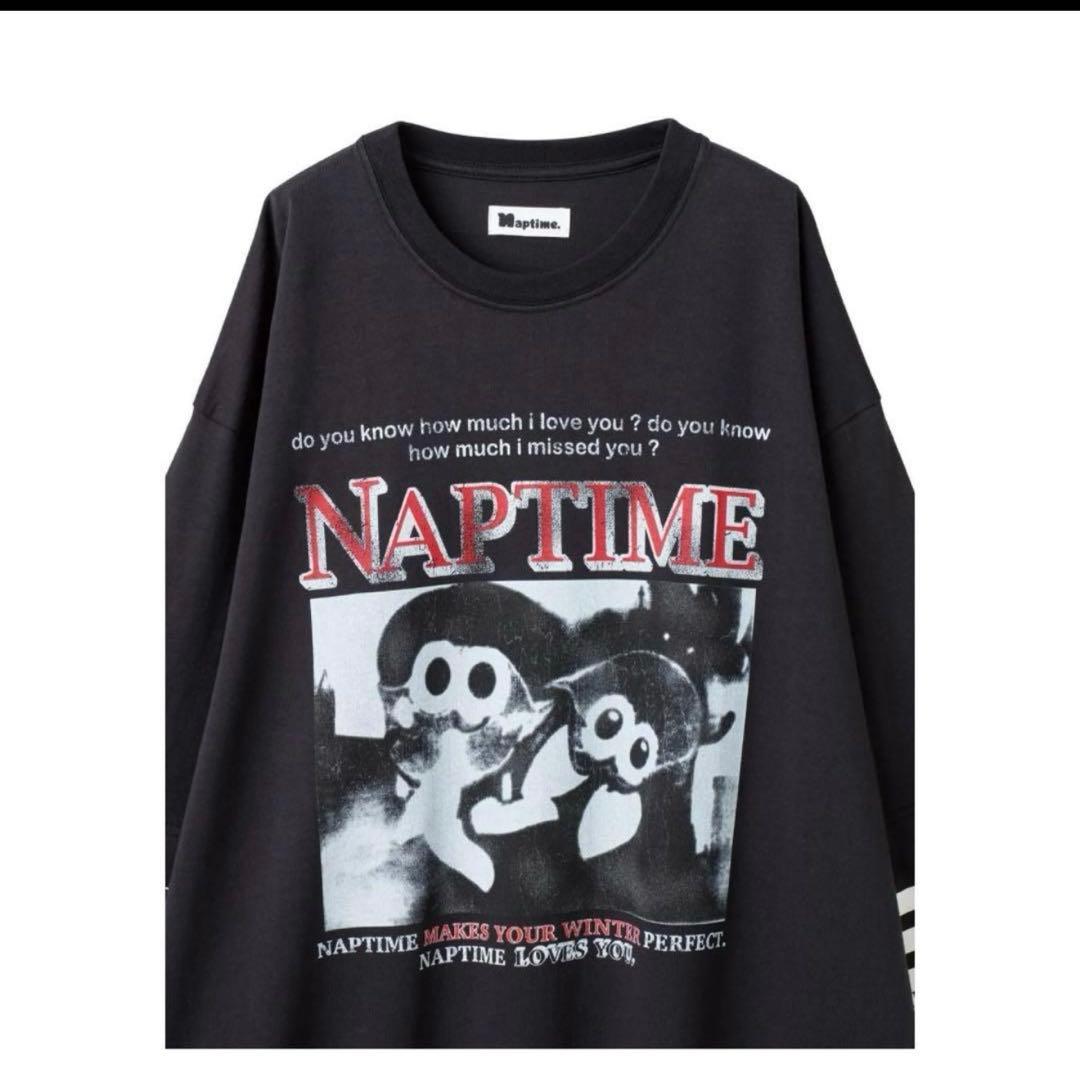 NAPTIME Mサイズ 長袖 Tシャツ ロンＴ