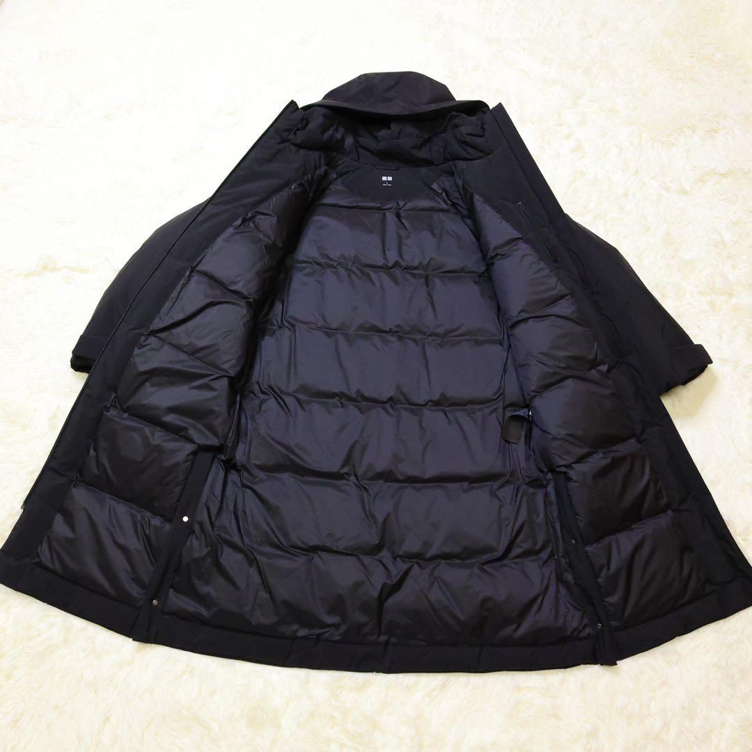 ユニクロ ウルトラウォームハイブリッドダウン ロングコート プラス L