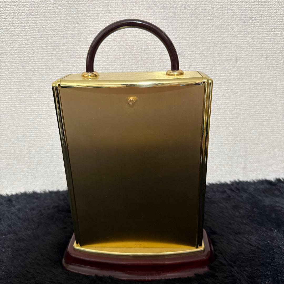 激レア SEIKO DECOR 卓上時計 ムーンフェイズ ゴールド - メルカリ