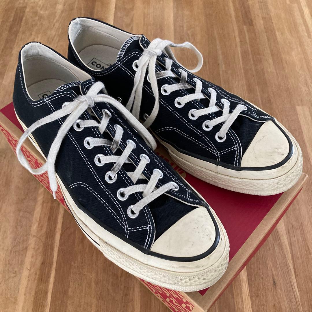 CT70 コンバース チャックテイラー ブラック ローカット 28.5cm