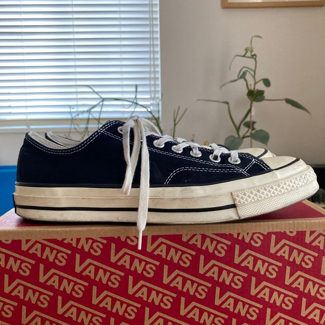 CT70 コンバース チャックテイラー ブラック ローカット 28.5cm