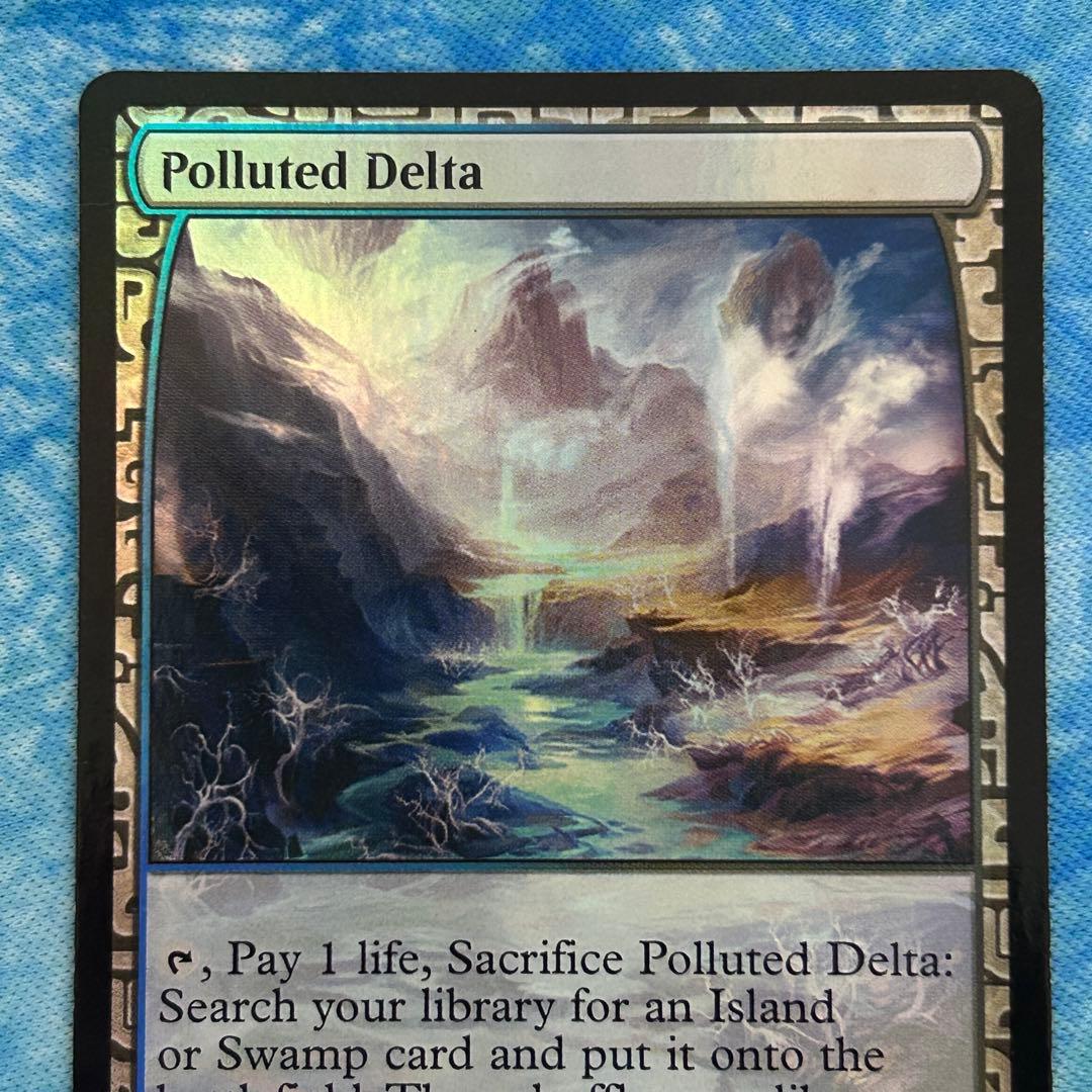 MTG 英語版 foil EXP 汚染された三角州 Polluted Delta