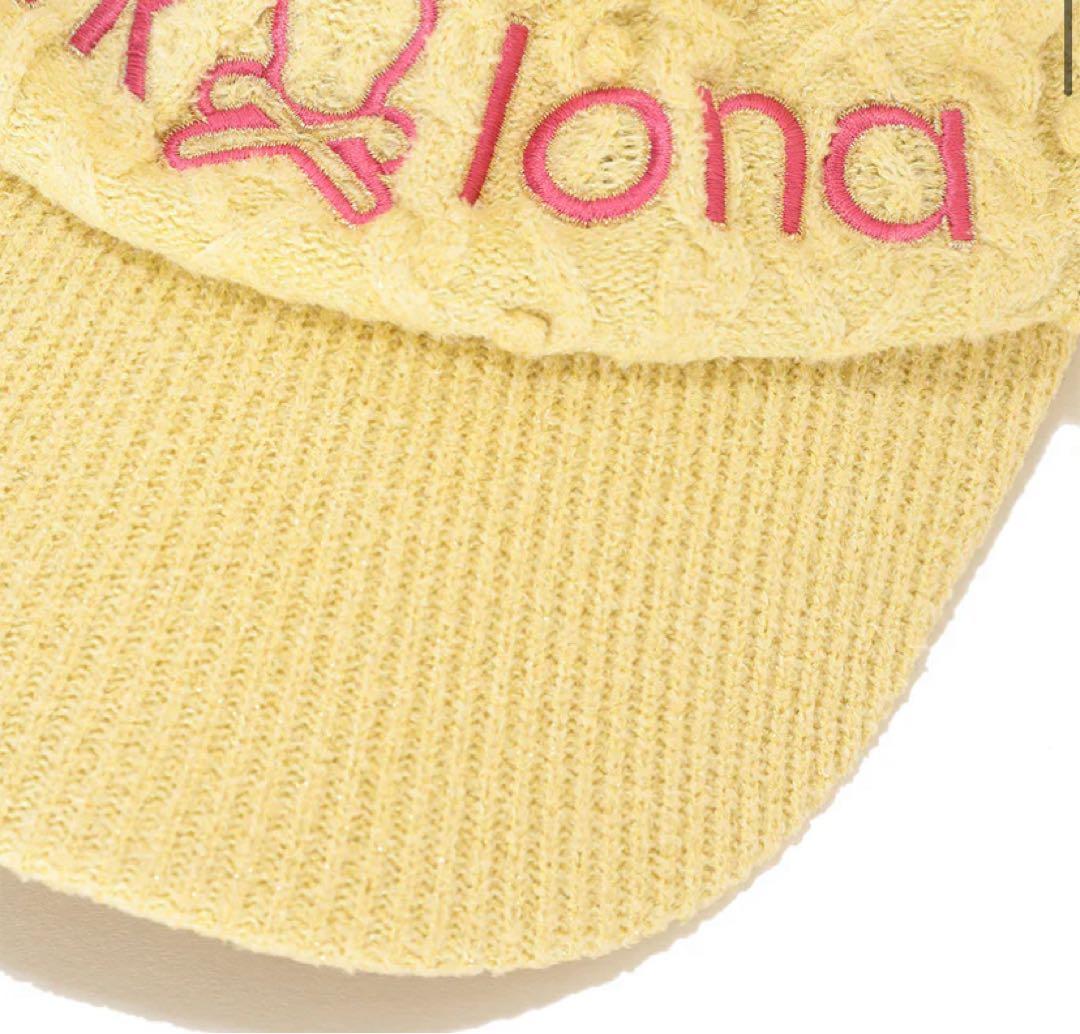 新品タグ付き♡マークアンドロナ♡ニットサンバイザー♡ブラック