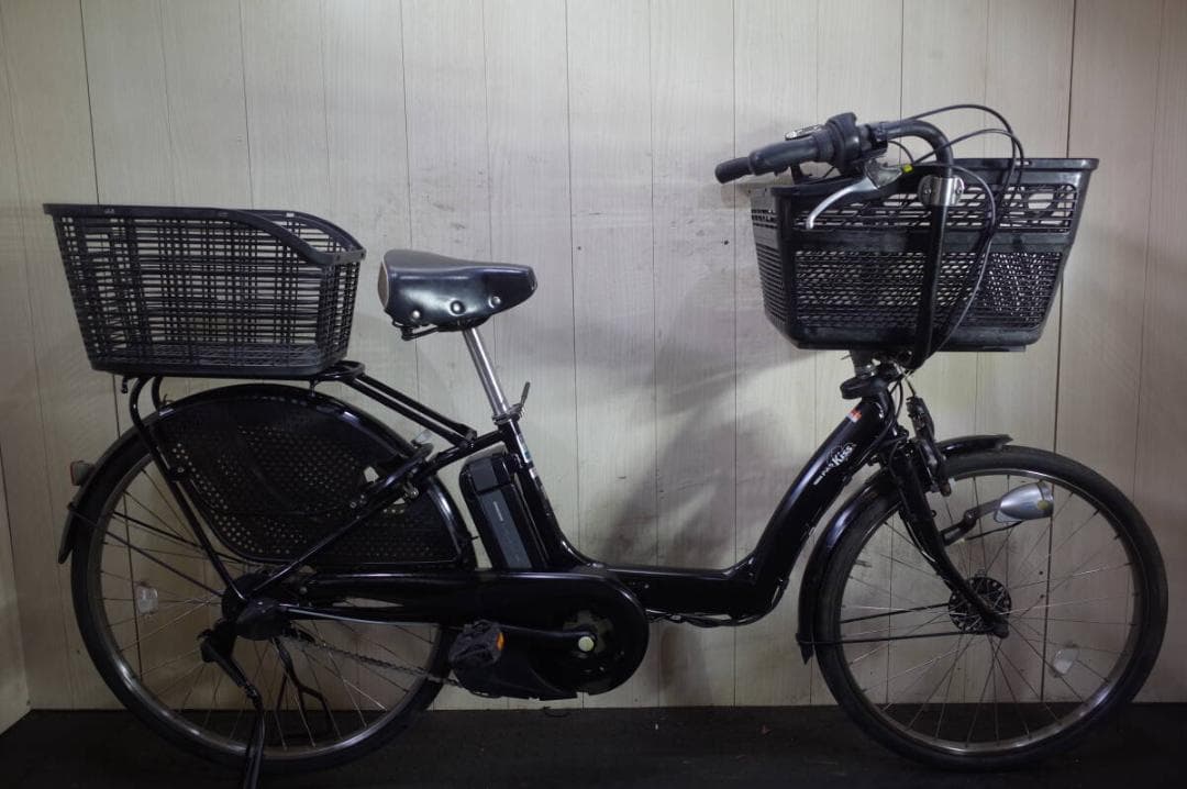 ヤマハPAS KISS X562-4002 22-26型6AH 3段 LED 黒