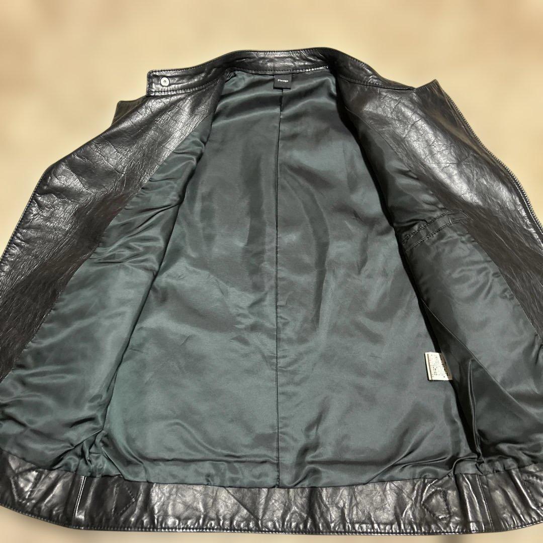 pledgeライダースレザーベスト48ナンバーナインバックラッシュ 666