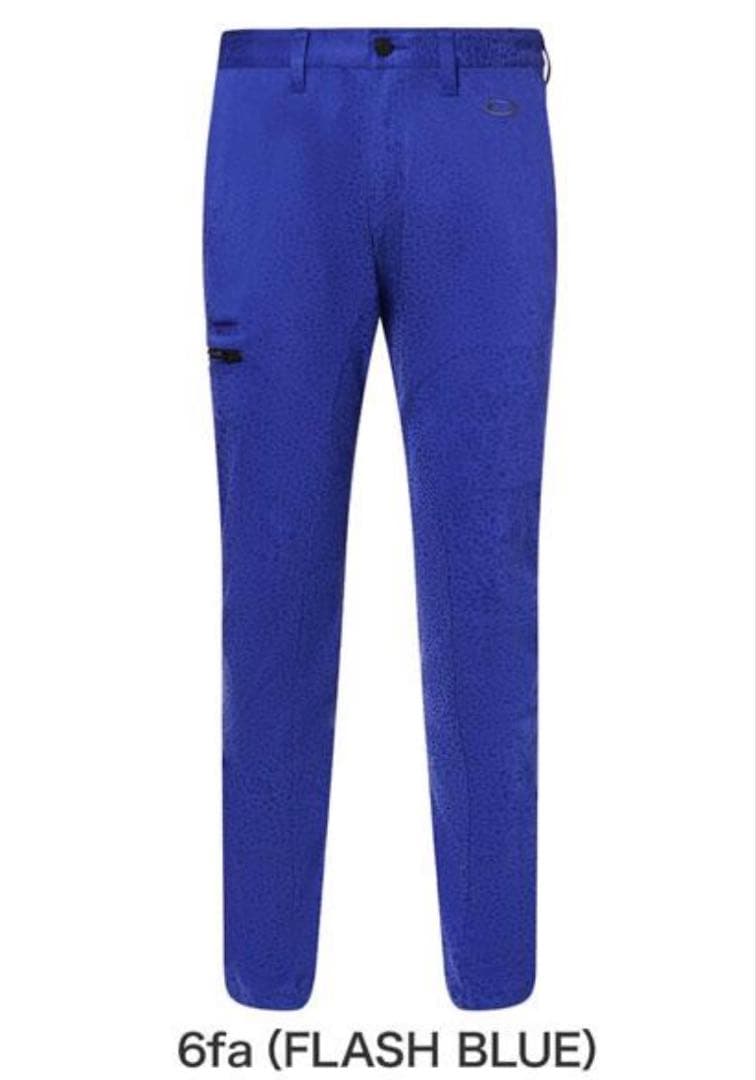 W79☆新品☆ オークリー メンズ スカル刺繍3Dテーパードパンツ 裏起毛