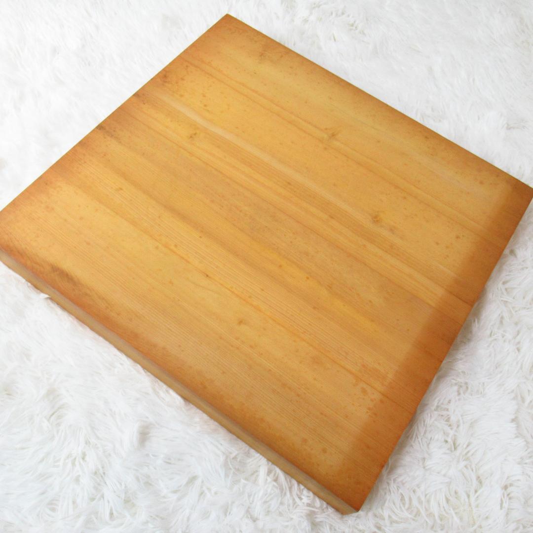 本榧 卓上 碁盤 囲碁盤 柾目 ハギ盤 4枚継 厚さ5.7cm 1寸9分 - メルカリ