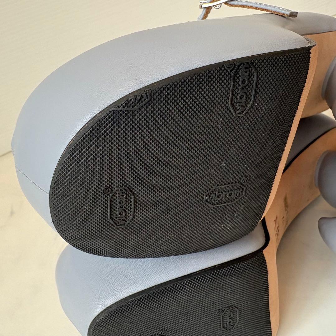 新品 ミハラヤスヒロ 定価4.6万円 ダックヒール パンプス アヒル 24cm