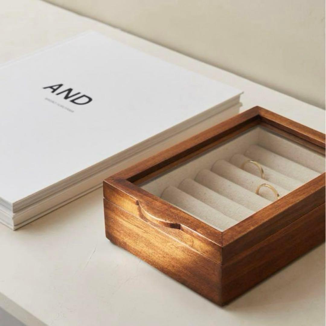 ZARA HOME】ザラホーム ウッド&リネン ジュエリーボックス - メルカリ