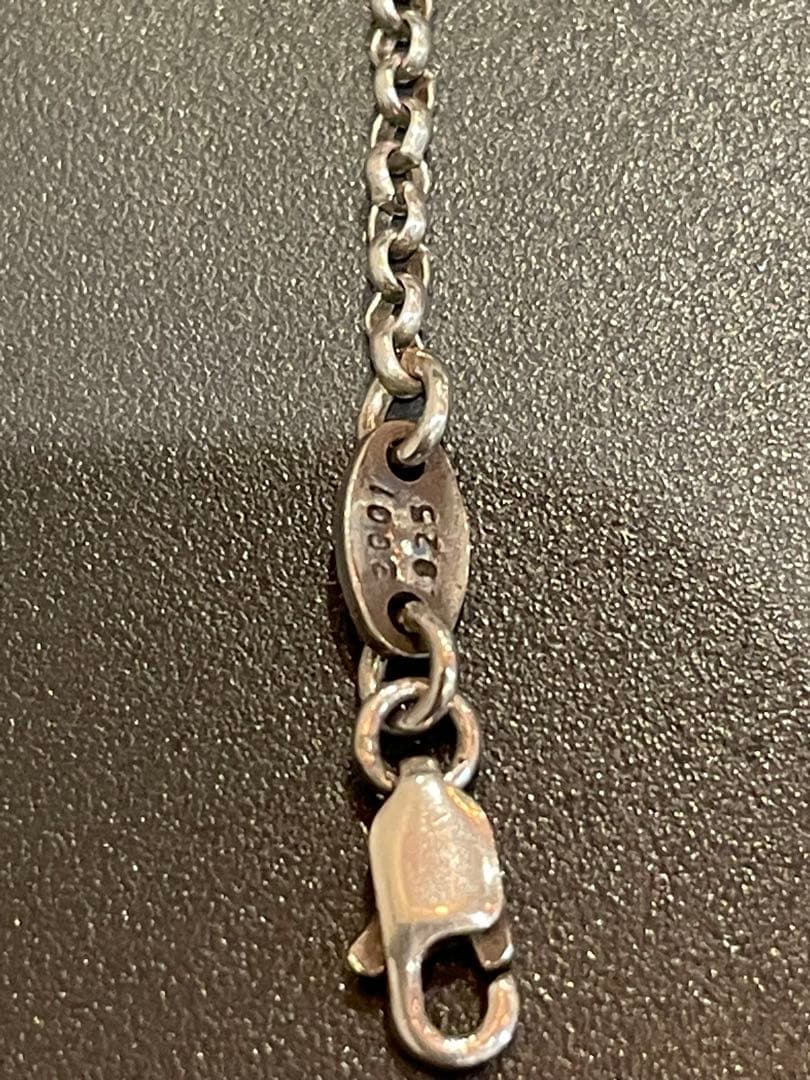 クロムハーツ シルバー ロールチェーン ネックレス 42センチ 訳あり