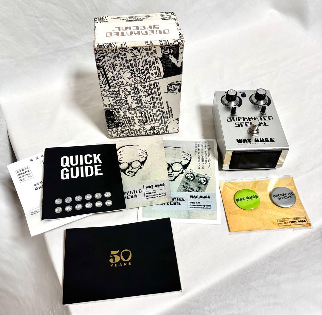 動作確認済】WAY HUGE エフェクター OVERRATED SPECIAL