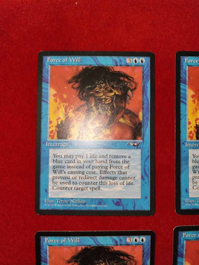 mtg　意思の力　Force of Will 4枚セット