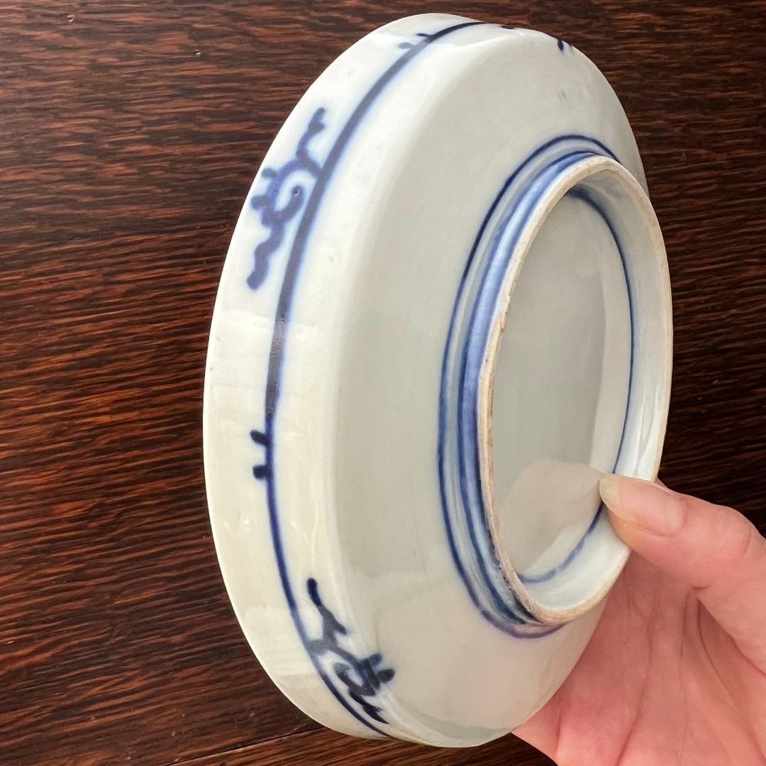 伊万里 九谷 手描き 色絵 金彩 染付 骨董 桜 馬 花鳥 5寸 小鉢 皿 午年