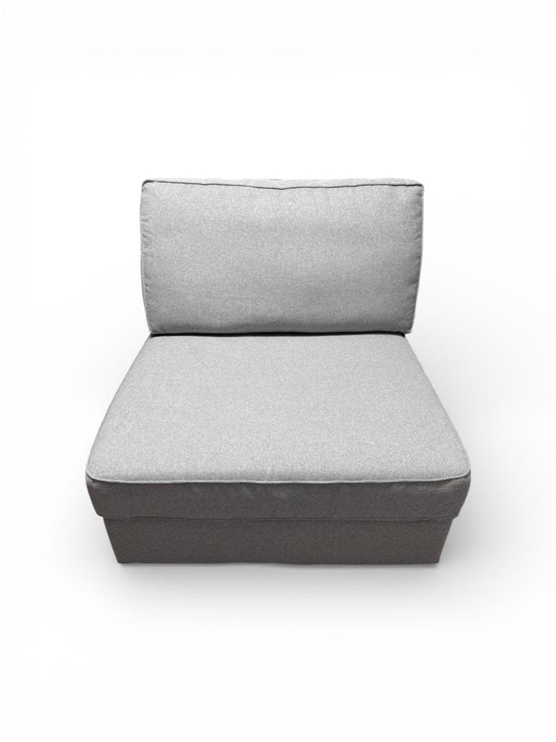 美品•非喫煙】イケアKIVIK シーヴィク1人掛けソファベッド・グレー‬