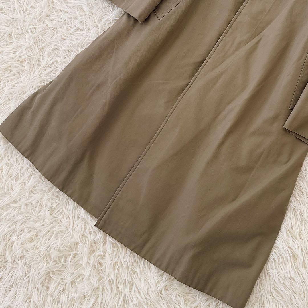 美品 L相当!!バーバリー ウールライナー付 ステンカラーコート ロング