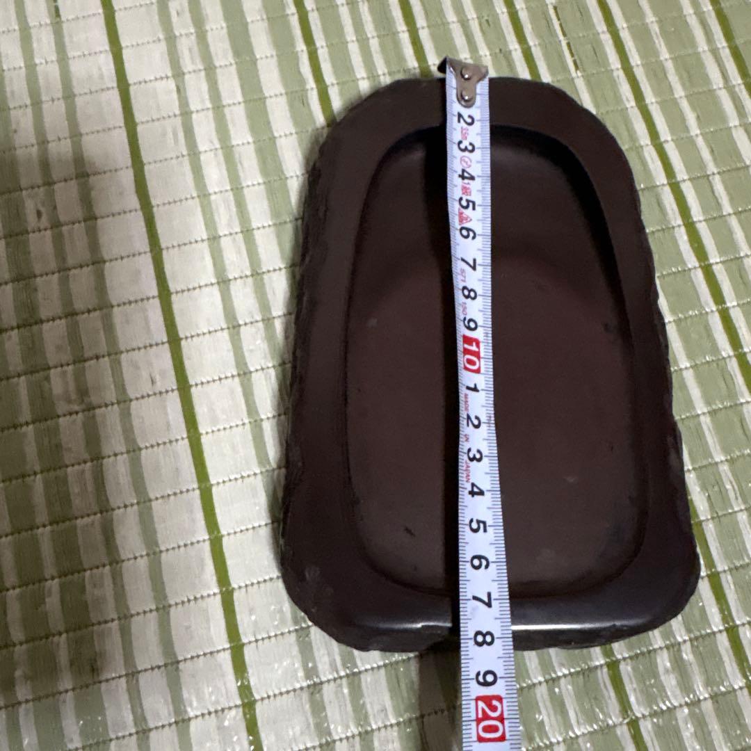 赤間硯 昭竜山 作 硯 書道 書 墨汁 墨 工芸品 骨董品 18cm - メルカリ