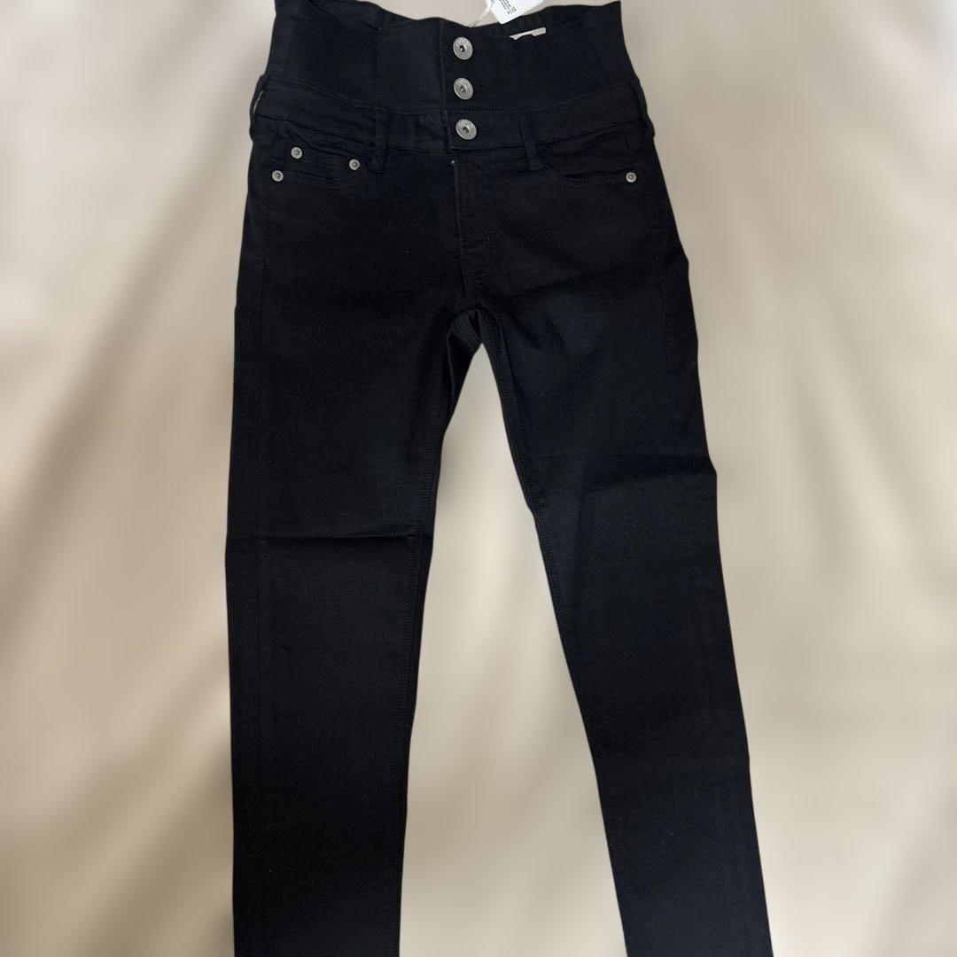 水木♪早く売りたい最低価格頑張りました！ ハイウエストウエストクロススキニ