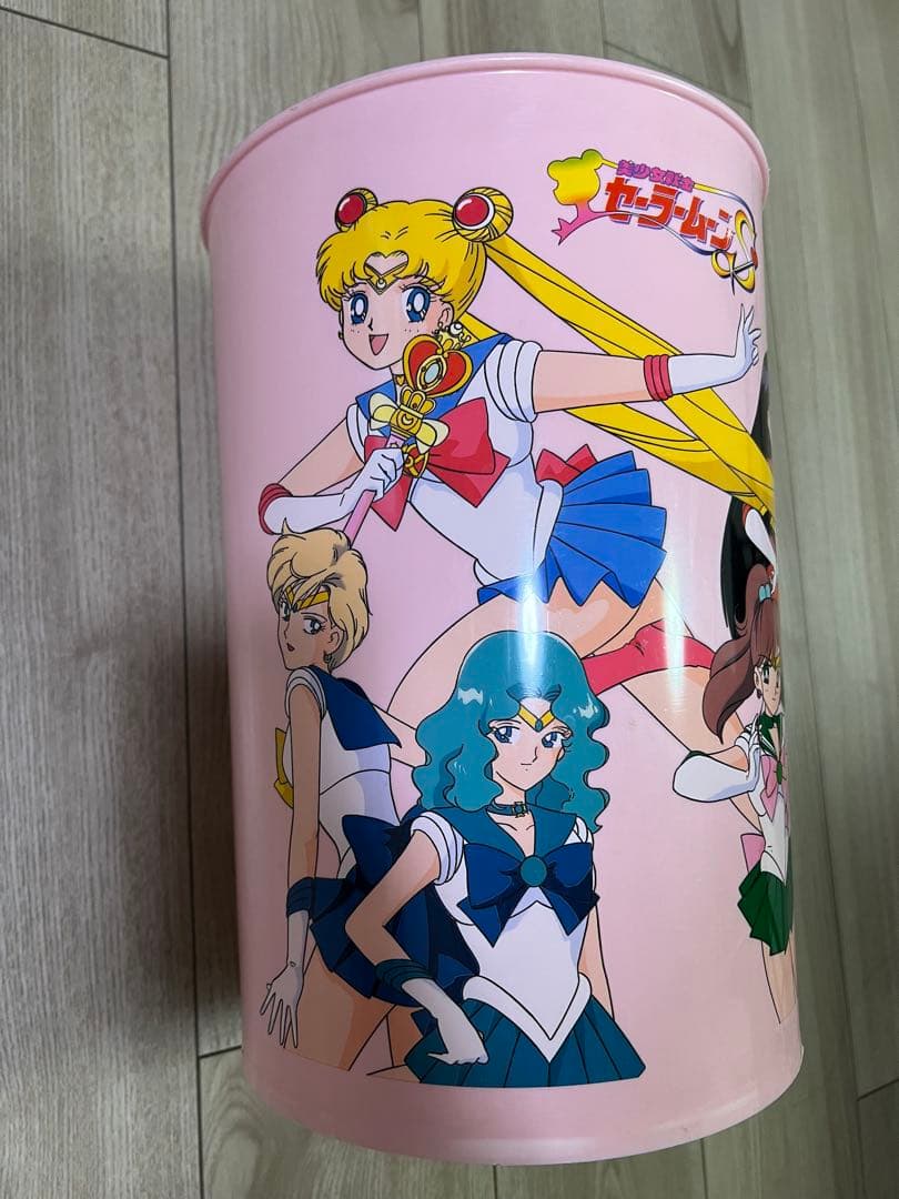 美少女戦士セーラームーンS ダストボックス ゴミ箱 レトロ 当時物