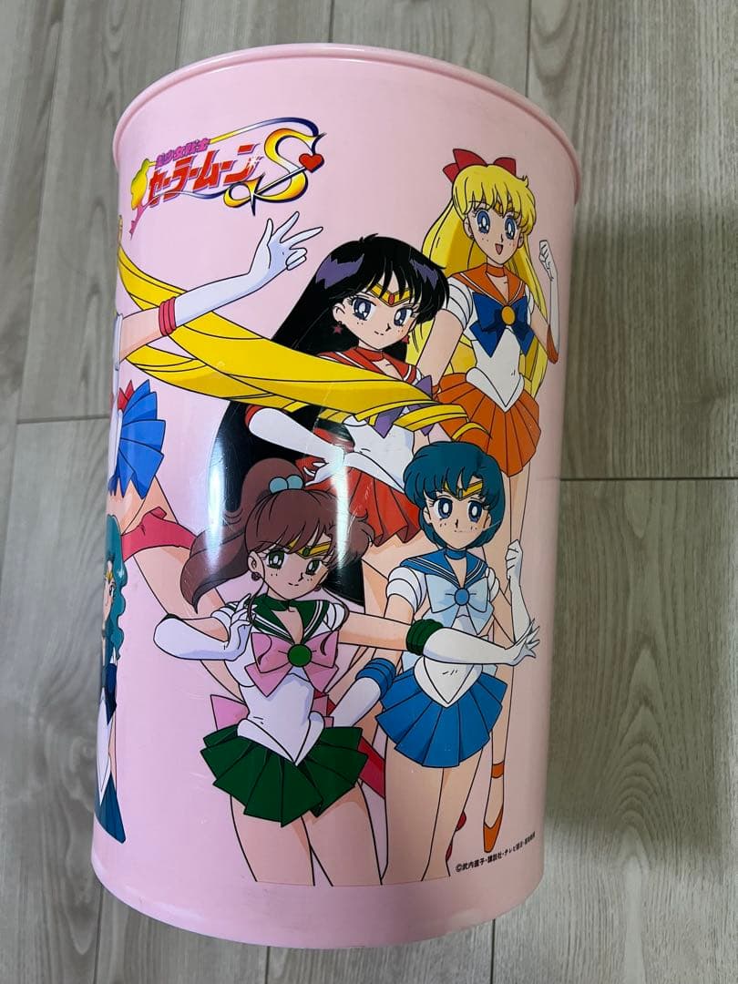 美少女戦士セーラームーンS ダストボックス ゴミ箱 レトロ 当時物