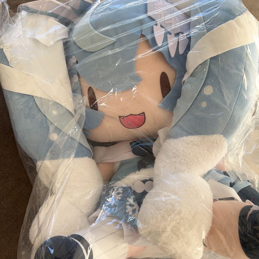雪ミク2025ふわぷちどでかジャンボぬいぐるみ 初音ミク