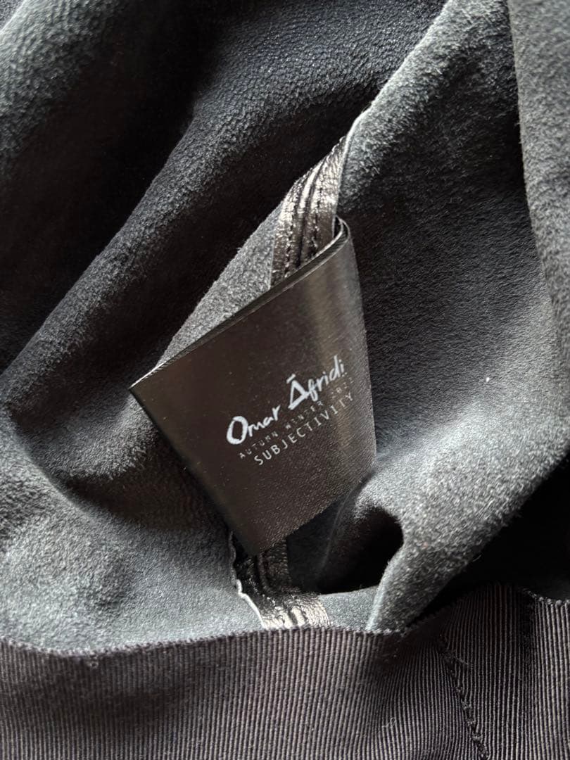 OMAR AFRIDI レザー ジッパーカー 46 - メルカリ